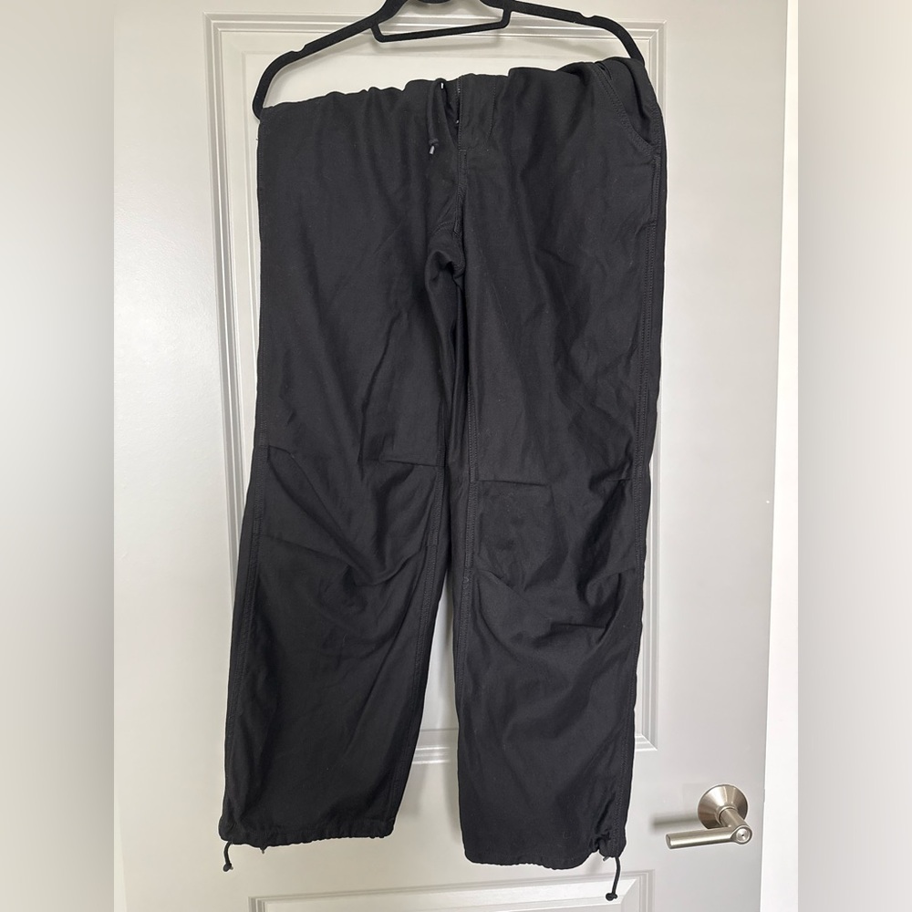 Aritzia Black Parachute Pants